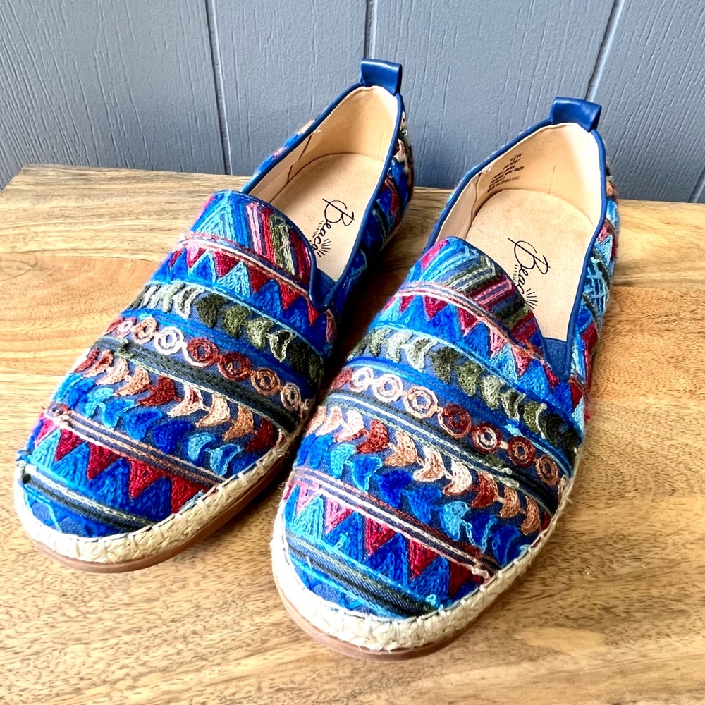 Beacon colorful embroidered espadrilles